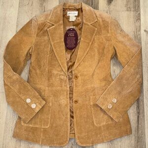 NWT 12 Newport Tan Suede Jacket Sexy Stylish Reposh
